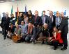 Foto de familia tras la presentación del CD ‘Extremadura canta a la diversidad’