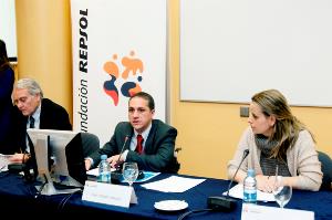 Juan Antonio Ledesma, presidente de la Comisión de Imagen Social de la Discapacidad del CERMI interviene en la en la jornada "Imagen de las personas con discapacidad en los medios de comunicación"