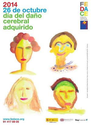 Cartel del Día del Daño Cerebral Adquirido 2014