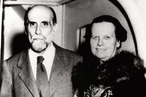 Juan Ramón Jiménez y su mujer