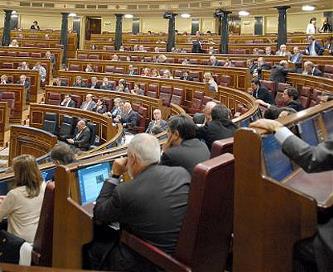 Instantánea del pleno del Congreso de los Diputados