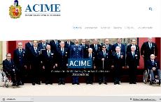 Detalle de la página web de ACIME