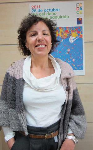 Amalia Diéguez, presidenta de Fedace (Federación de asociaciones de Daño Cerebral)