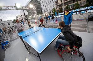 Tenis de mesa inclusivo. Imagen del CEDI