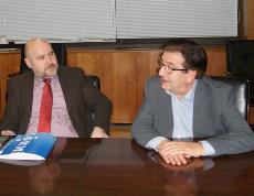 Luis Cayo Pérez Bueno, presidente del CERMI y Joan Planells, presidente del CERMI Comunidad Valenciana