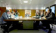 Reunión del CERMI Asturias con el presidente del Principado, Javier Fernández