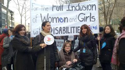 El CERMI conmemora el Día Internacional de la Mujer sumándose a la Marcha organizada por ONU Mujeres en Nueva York