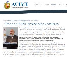 Imagen del boletín informativo de ACIME con la entrevista al presidente del CERMI