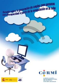 Portada de la publicación 'Estudio sobre la generación de empleo para personas con discapacidad a partir de la computación en la nube'