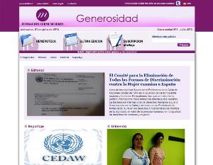 La Fundación CERMI Mujeres publica el número 4 del boletín ‘Generosidad’