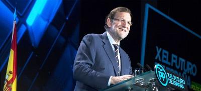 Rajoy ensalza a los voluntarios y organizaciones altruistas que “han llegado donde el Estado no podía” durante la crisis (imagen de la web del PP)