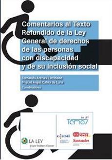 Portada de la publicación “Comentarios al Texto Refundido de la Ley General de derechos de las personas con discapacidad y de su inclusión social”