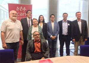 El COCARMI se reúne con la candidata de Ciutadans a las elecciones al Parlamento del 27 de septiembre, Inés Arrimadas