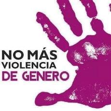 Imagen donde se lee 'No más violencia de género'