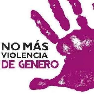 Imagen donde se lee 'No más violencia'