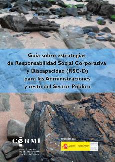 Portada de la 'Guía sobre estrategias de Responsabilidad Social Corporativa y Discapacidad (RSC-D)' para las Administraciones y resto del Sector Público
