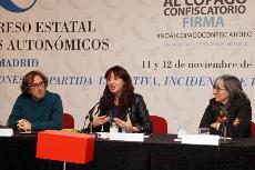 Isabel Caballero, Guillén Febré Ifón y Luz Sanz Escudero en el XI Congreso Estatal de CERMIS Autonómicos