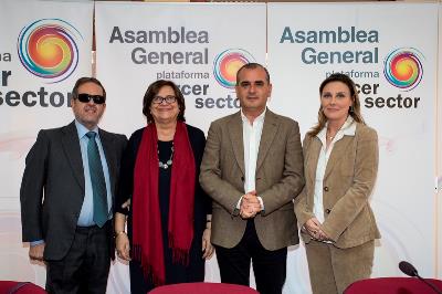 Foto de familia de la Asamblea General de la Plataforma del Tercer Sector