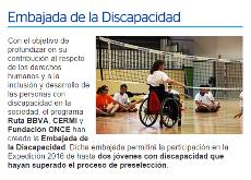 Embajada de la discapacidad