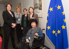 El EDF se reúne con la comisaria de Transportes de la UE para abordar posibles mejoras en la movilidad de las personas con discapacidad