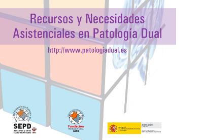 Detalle de la portada del 'Libro blanco sobre recursos para pacientes con patología dual en España'