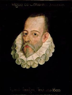 Retrato de Cervantes, óleo atribuido a Juan de Jáuregui