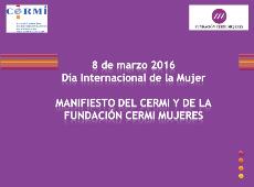 Portada del Manifiesto del CERMI y Fundación CERMI Mujeres