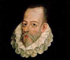 Retrato de Cervantes, óleo atribuido a Juan de Jáuregui