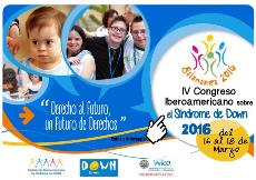 Cartel del ‘IV Congreso Iberoamericano sobre el Síndrome de Down’
