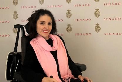 Virginia Felipe Saelices, senadora de Podemos por Castilla-La Mancha 