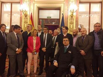 Reunión con el presidente del Congreso, Patxi López, en defensa de un ferrocarril rápido y accesible para Almería