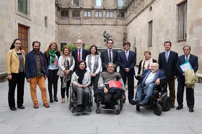 El sector catalán de la discapacidad pide a Puigdemont la constitución urgente del Consejo de la Discapacidad de Catalunya