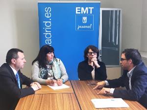CERMI Comunidad de Madrid y el Ayuntamiento de la capital firman un convenio para fomentar la accesibilidad universal en la EMT