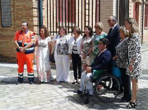 El presidente del CERMI Andalucía asiste a la presentación de una aplicación informática y de una guía para la evacuación de personas con discapacidad en centros docentes