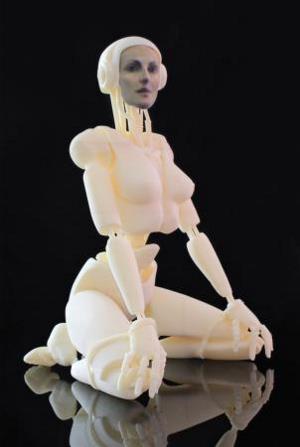 CyberLesson #32, escultura impresión 3D de la artista francesa France Cadet