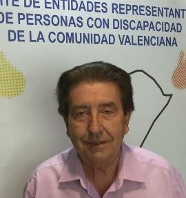 Joan Planells, presidente del CERMI Comunidad Valenciana (CERMI CV)