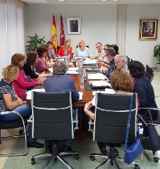 Violante Tomás se reunió con los miembros de la Comisión Regional de Atención Temprana y de la Comisión de Atención Temprana del CERMI Región de Murcia