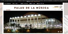 Imagen de la web del Palau de la Música, Valencia