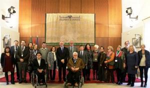 CERMI Andalucia conmemora en el Parlamento el Día Europeo e Internacional de las Personas con Discapacidad