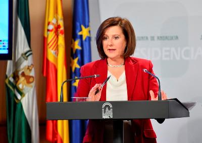 Mª José Sánchez Rubio, consejera de Igualdad y Políticas Sociales de la Junta de Andalucía