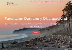 Imagen de la nueva web de la Fundación Derecho y Discapacidad