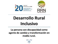 Jornada sobre desarrollo rural inclusivo