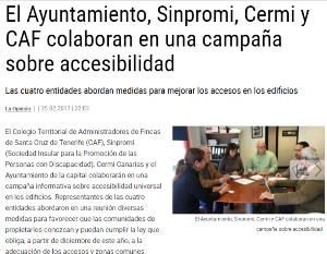 Imagen de la web de La Opinión de Tenerife, que publica la noticia