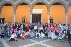 Imagen de grupo en el encuentro de familias de Down Andalucía