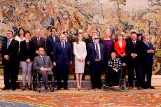 La Reina recibe a la discapacidad española y europea