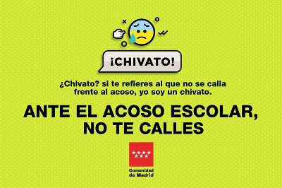 Detalle de la campaña de acoso escolar de la Comunidad de Madrid