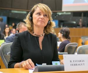 Rosa Estarás, europarlamentaria, autora de la propuesta del CERMI al Premio Ciudadano europeo 2017