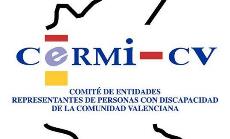 Detalle del logotipo de CERMI CV
