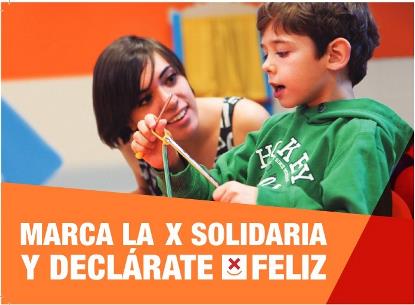 Una imagen de la campaña de la X solidaria