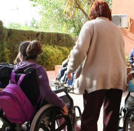 Persona con discapacidad acompañada